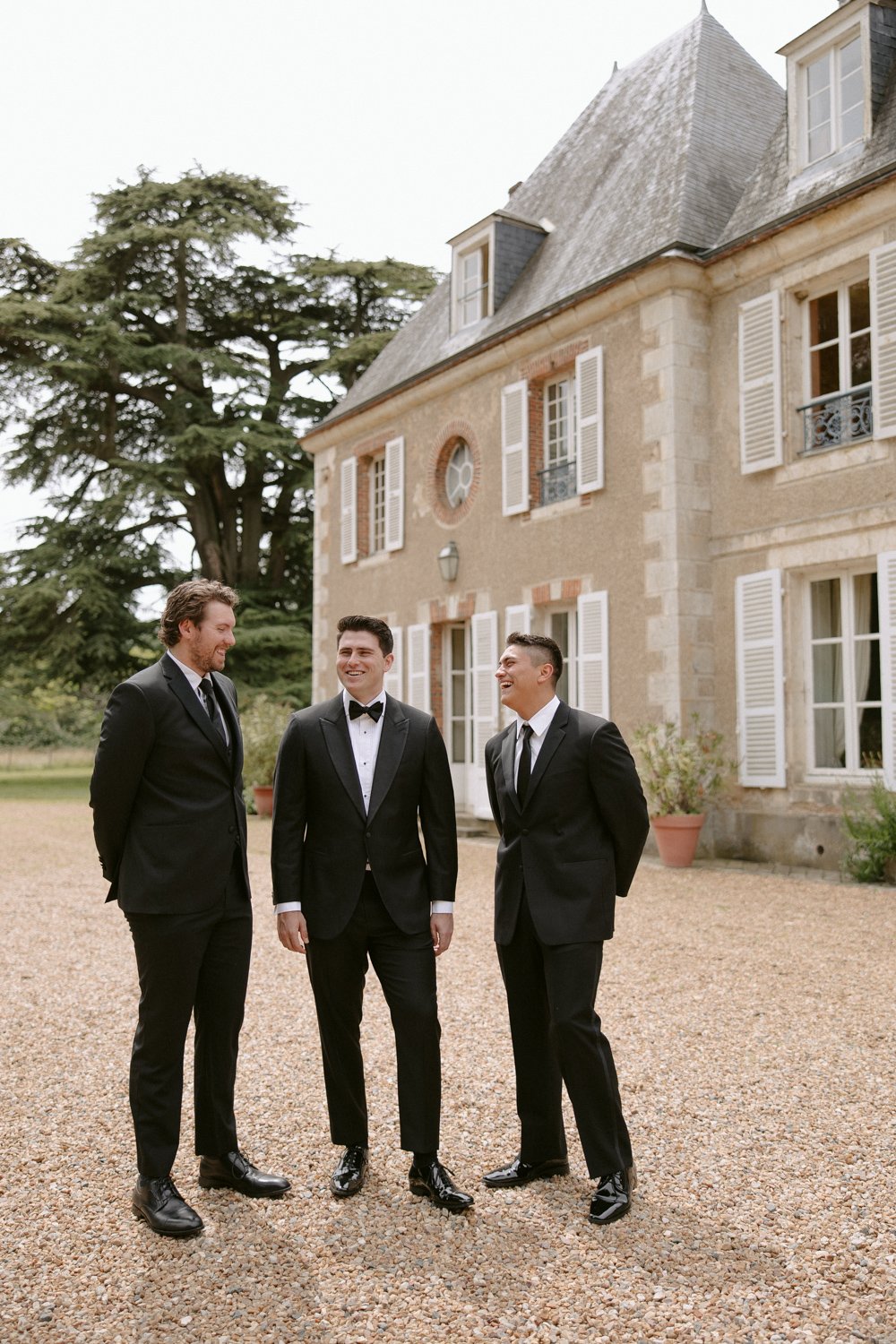 chateau paris groomsmen