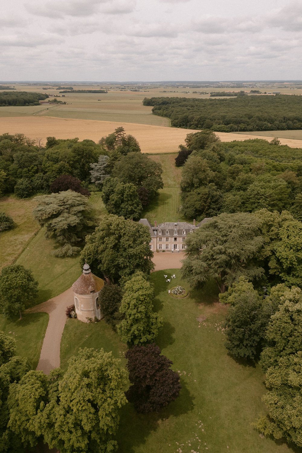 Chateau de Bouthonvilliers drone paris