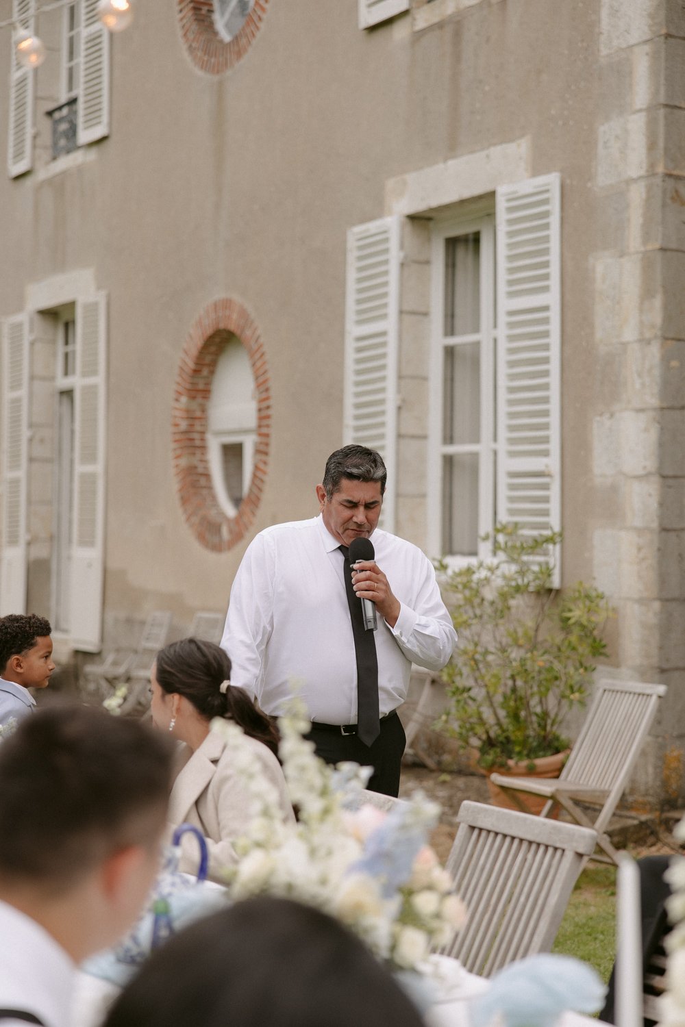 chateau wedding paris speeches